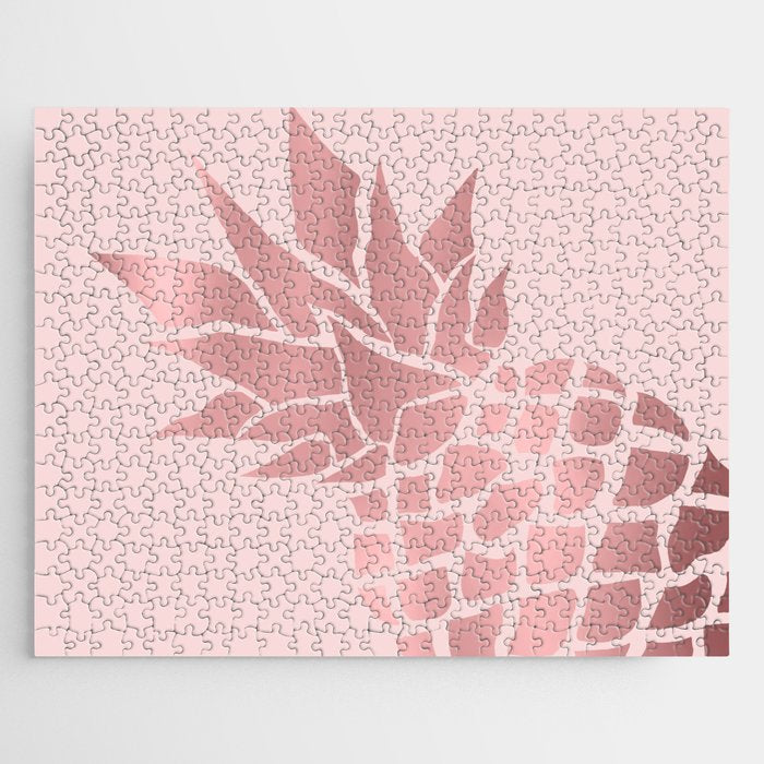 Big Pineapple in Pink Jigsaw Puzzle Gallery Image 1