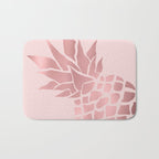 Big Pineapple in Pink Bath Mat Gallery Image 1