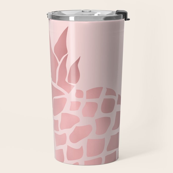 Big Pineapple in Pink Travel Mug Gallery Image 2