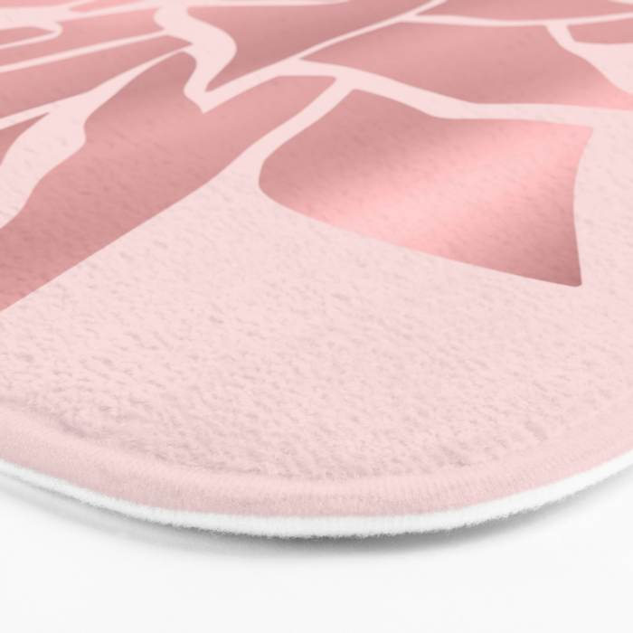 Big Pineapple in Pink Bath Mat Gallery Image 3