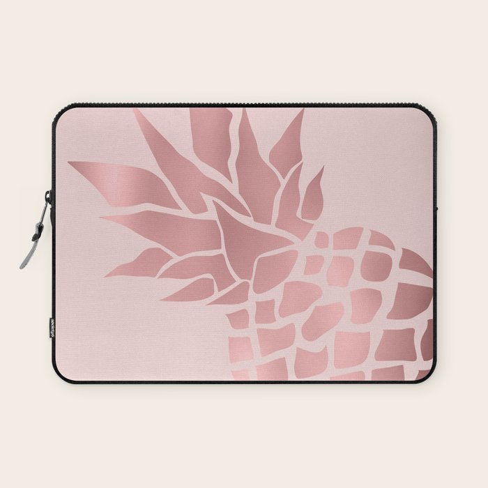 Big Pineapple in Pink Laptop Sleeve Gallery Image 1