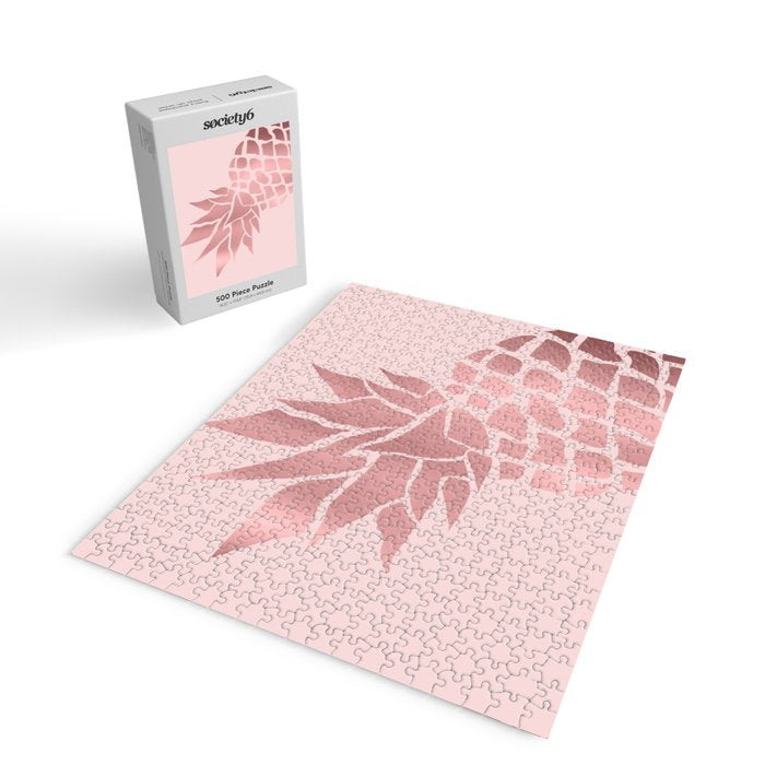 Big Pineapple in Pink Jigsaw Puzzle Gallery Image 2