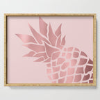 Big Pineapple in Pink Serving Tray Gallery Image 1