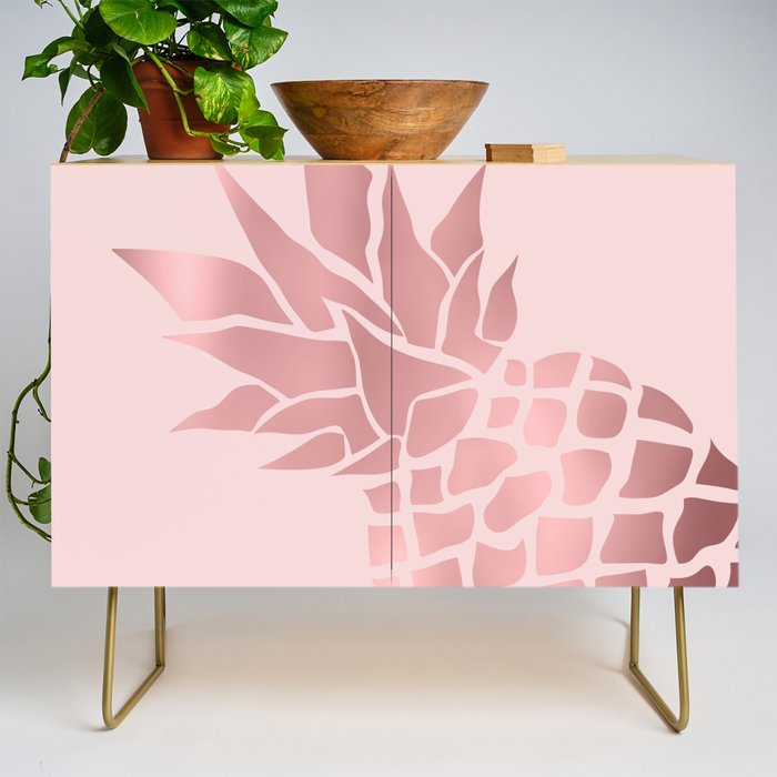 Big Pineapple in Pink Credenza Gallery Image 1