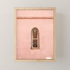 Soft Pink Window | Taghazout Architecture Photography Mini Art Print Gallery Image 1