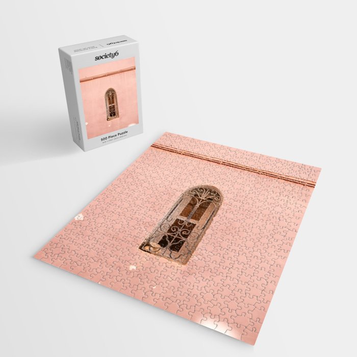 Soft Pink Window | Taghazout Architecture Photography Jigsaw Puzzle Gallery Image 2