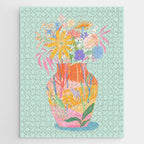 Whimsical Flower Vase Jigsaw Puzzle Gallery Image 1