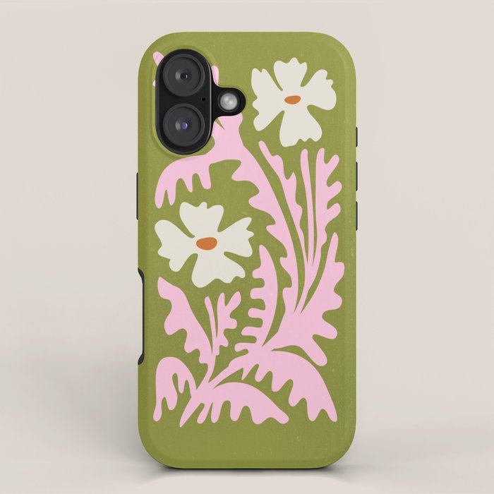 Wasabi & Cupid: Les Fleurs | Flower Market Color Series 10 iPhone Case Gallery Image 1