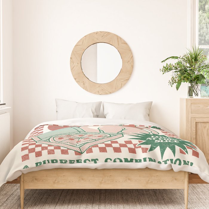 Cats and Pizza Duvet Cover Gallery Image 3
