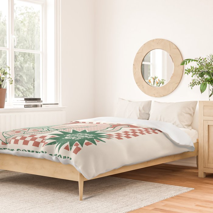 Cats and Pizza Duvet Cover Gallery Image 2