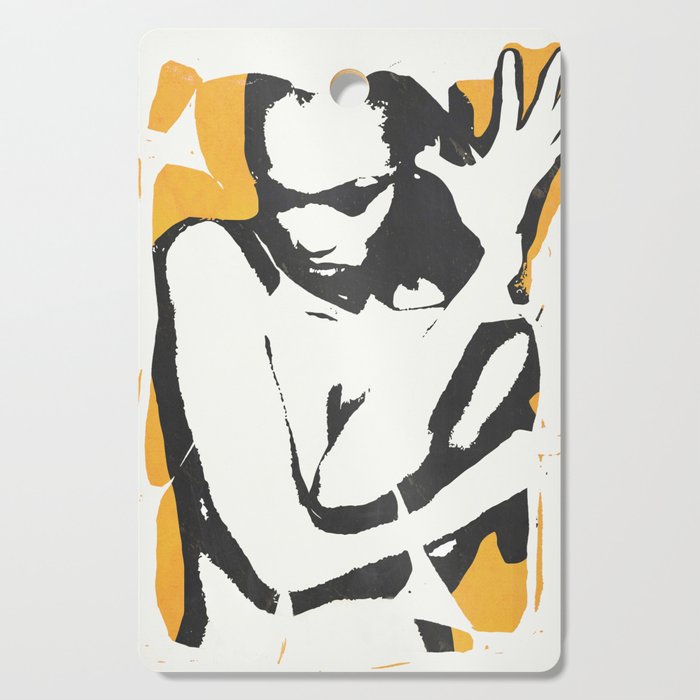 nude woman/ portrait Cutting Board Gallery Image 1
