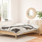 nude woman/ portrait Duvet Cover Gallery Image 2