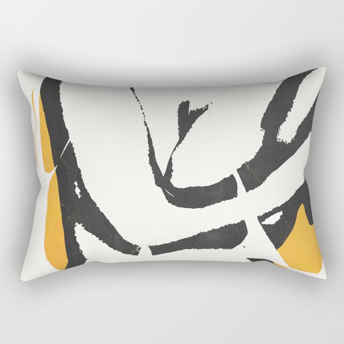 nude woman/ portrait Rectangular Pillow Gallery Image 1