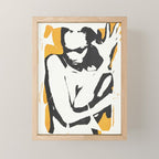 nude woman/ portrait Mini Art Print Gallery Image 1