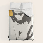 nude woman/ portrait Duvet Cover Gallery Image 6