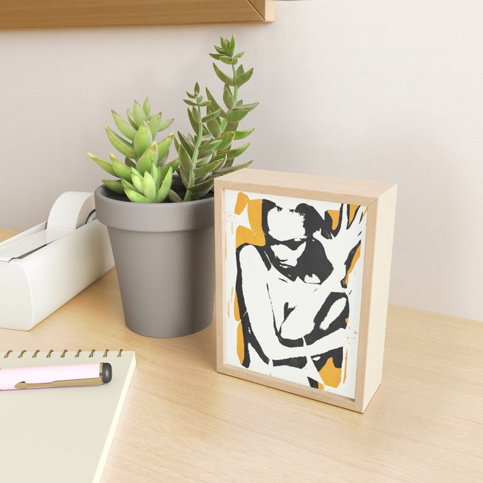 nude woman/ portrait Mini Art Print Gallery Image 2