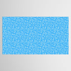 Colorful abstract fun line doodle art pattern Tablecloth Gallery Image 2
