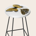Golden Butterfly & Moth Stool Gallery Image 2
