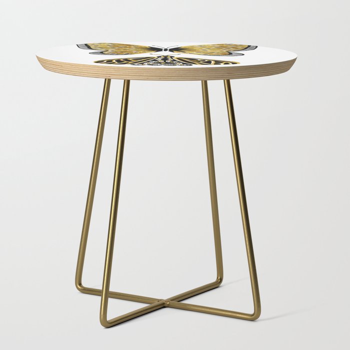 Golden Butterfly & Moth Side Table Gallery Image 1
