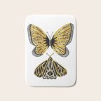 Golden Butterfly & Moth Bath Mat Gallery Image 1