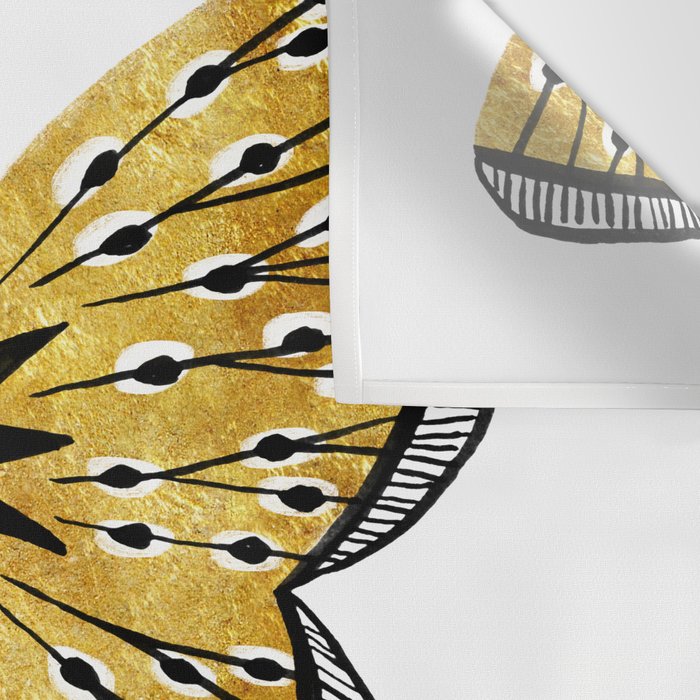 Golden Butterfly & Moth Wall Tapestry Gallery Image 3