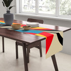 Folk Art Abstract Figuratives Table Runner Gallery Image 2
