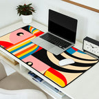 Folk Art Abstract Figuratives Desk Mat Gallery Image 2