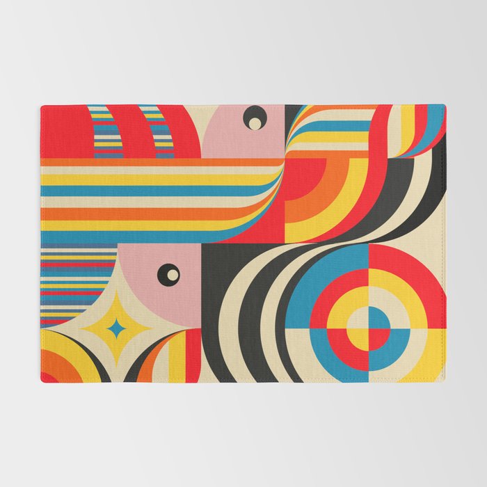 Folk Art Abstract Figuratives Rug Gallery Image 2