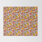 Summertime Print Throw Blanket Gallery Image 2