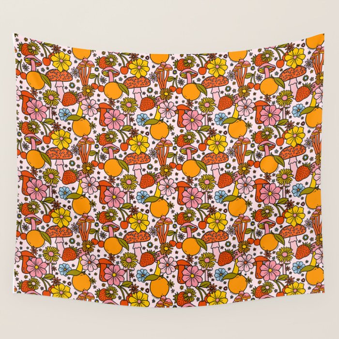 Summertime Print Wall Tapestry Gallery Image 1