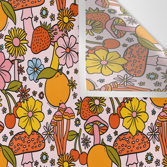 Summertime Print Wall Tapestry Gallery Image 3