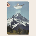 Sifted Summit II - Snow Sugar on Mountain Peak Cutting Board Gallery Image 1