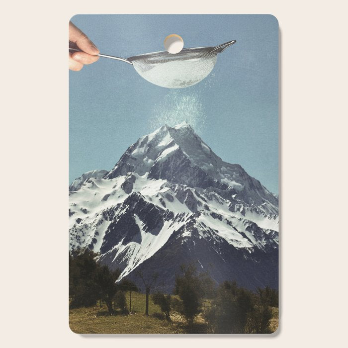 Sifted Summit II - Snow Sugar on Mountain Peak Cutting Board Gallery Image 1