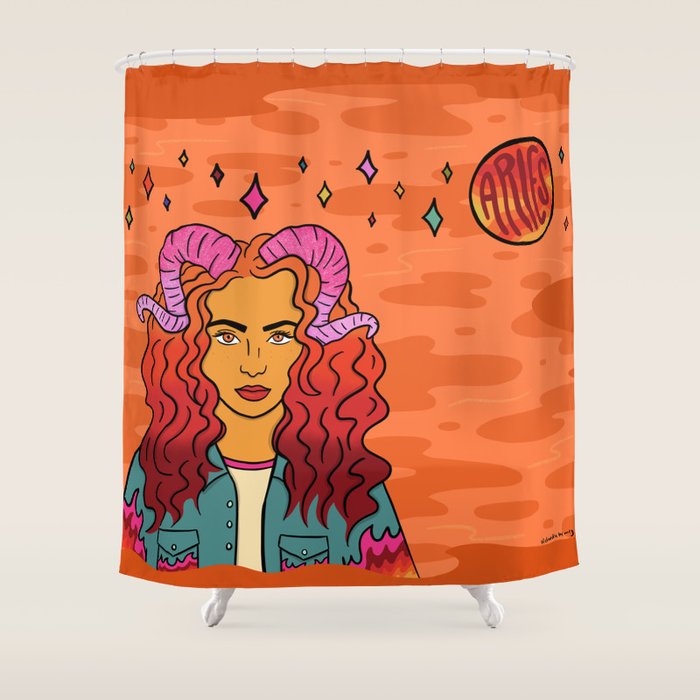 Aries Shower Curtain Gallery Image 1