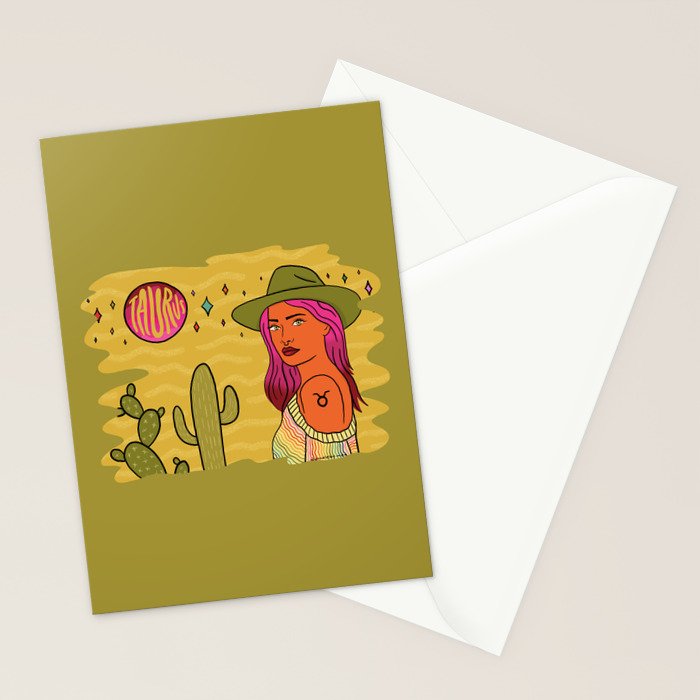 Taurus Stationery Card Gallery Image 2