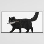 Knife Cat Desk Mat Gallery Image 3