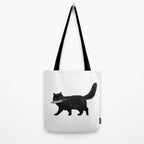 Knife Cat Tote Bag Gallery Image 2