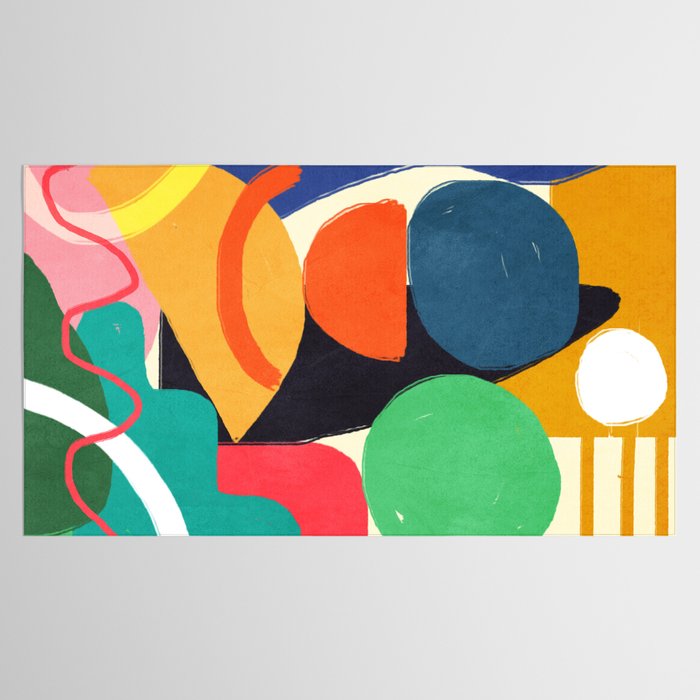 Modern Abstract Shape 03 Tablecloth Gallery Image 2
