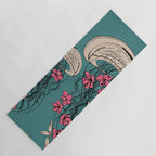 Floral Jellyfishes 1 Yoga Mat Gallery Image 1