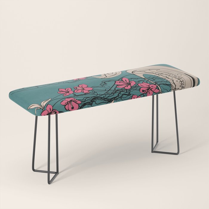 Floral Jellyfishes 1 Bench Gallery Image 1