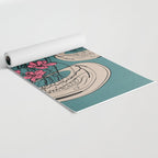 Floral Jellyfishes 1 Yoga Mat Gallery Image 2