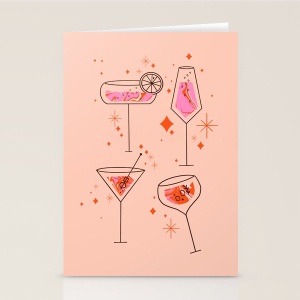 Itâs cocktails time Stationery Card Gallery Image 2