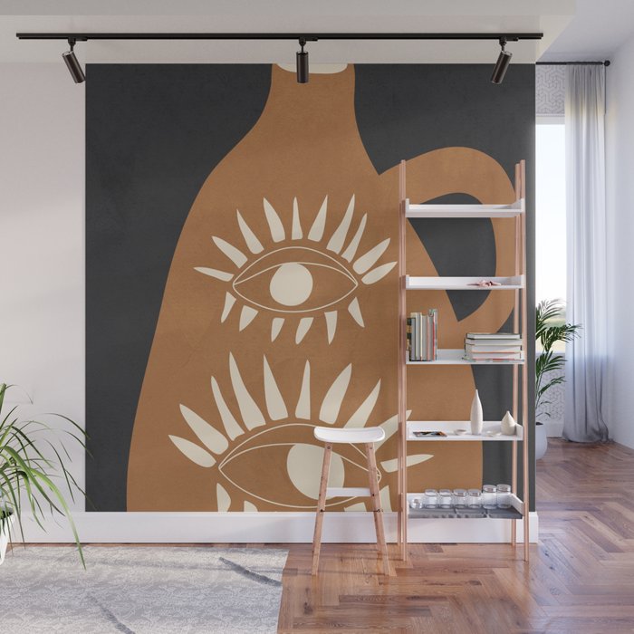 Modern Abstract Vase 1 Wall Mural Gallery Image 1
