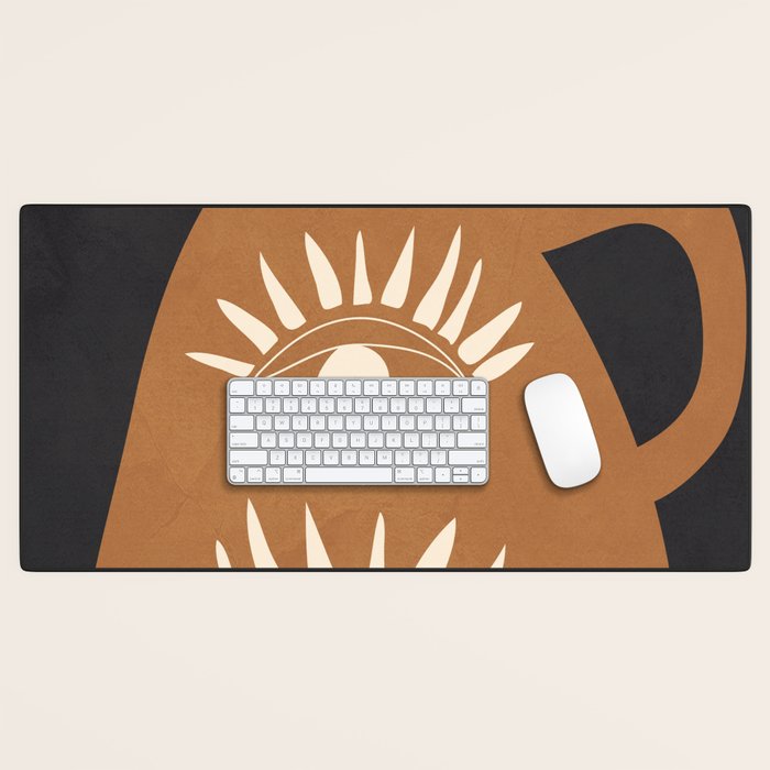 Modern Abstract Vase 1 Desk Mat Gallery Image 1