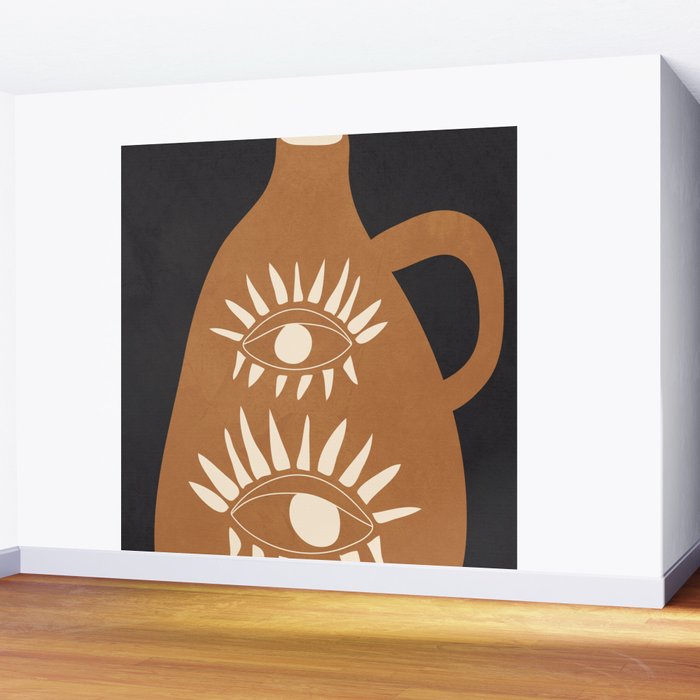 Modern Abstract Vase 1 Wall Mural Gallery Image 2
