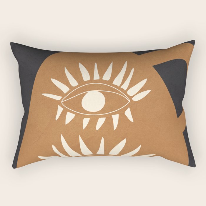 Modern Abstract Vase 1 Rectangular Pillow Gallery Image 2