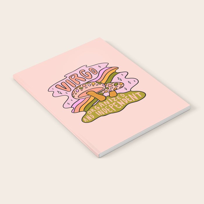 Virgo Mushroom Notebook Gallery Image 2