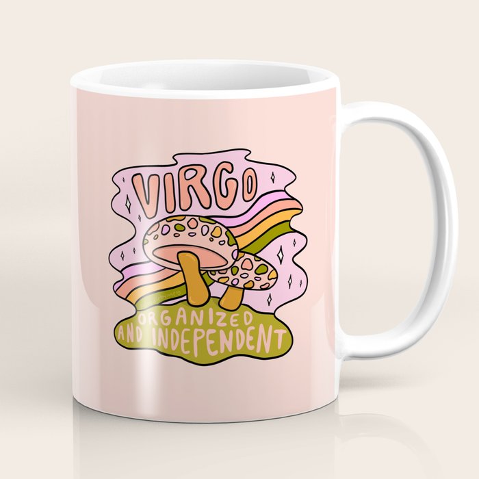 Virgo Mushroom Coffee Mug Gallery Image 1