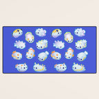 White sea slug Desk Mat Gallery Image 3