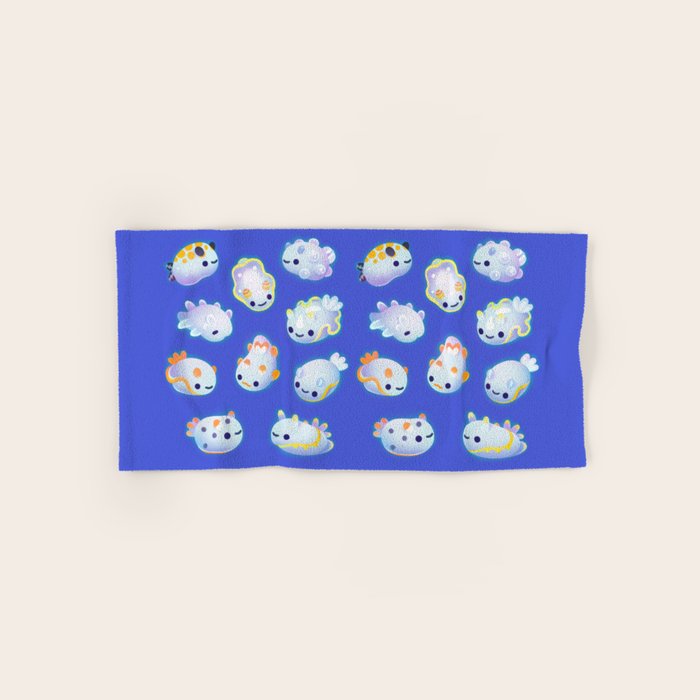 White sea slug Bath Towel Gallery Image 1